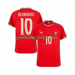 Thuis Tenue van Portugal Bernardo Silva 10 Heren 2025-26 Korte Mouw