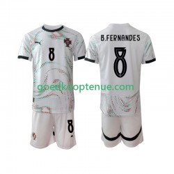 Uit Tenue van Portugal Bruno Fernandes 8 Kind 2-13 jaar 2025-26 Korte Mouw