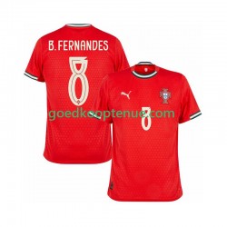 Thuis Tenue van Portugal Bruno Fernandes 8 Heren 2025-26 Korte Mouw