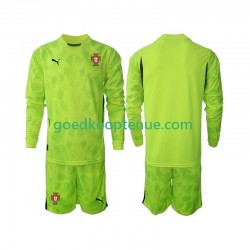 Thuis Tenue van Portugal Keepersshirt Kind 2-13 jaar 2025 Lange Mouw