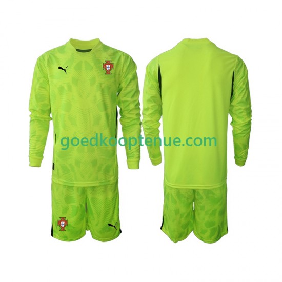 Thuis Tenue van Portugal Keepersshirt Kind 2-13 jaar 2025 Lange Mouw