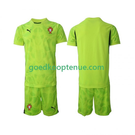 Thuis Tenue van Portugal Keepersshirt Kind 2-13 jaar 2025 Korte Mouw