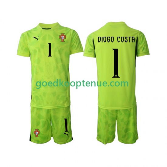 Thuis Tenue van Portugal Keepersshirt Diogo Costa 1 Kind 2-13 jaar 2025 Korte Mouw