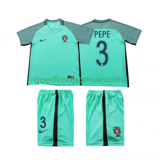 Uit Retro Tenue van Portugal PEPE 3 2016 Kind 2-13 jaar Korte Mouw Uit Retro Tenue van Portugal PEPE 3 2016 Kind 2-13 jaar Korte Mouw