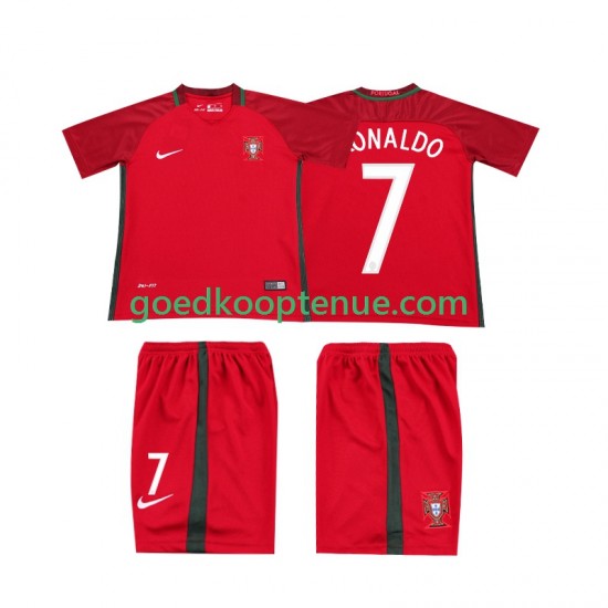 Thuis Retro Tenue van Portugal RONALDO 7 2016 Kind 2-13 jaar Korte Mouw Thuis Retro Tenue van Portugal RONALDO 7 2016 Kind 2-13 jaar Korte Mouw