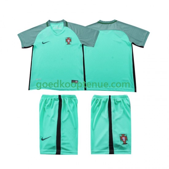 Uit Retro Tenue van Portugal 2016 Kind 2-13 jaar Korte Mouw Uit Retro Tenue van Portugal 2016 Kind 2-13 jaar Korte Mouw