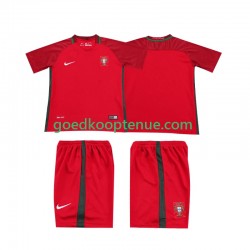 Thuis Retro Tenue van Portugal 2016 Kind 2-13 jaar Korte Mouw