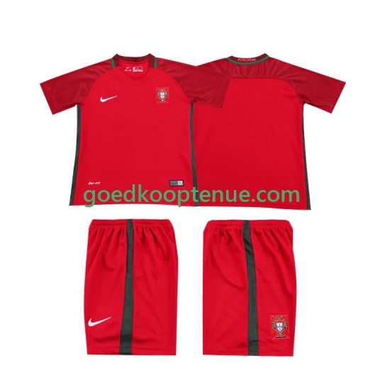 Thuis Retro Tenue van Portugal 2016 Kind 2-13 jaar Korte Mouw Thuis Retro Tenue van Portugal 2016 Kind 2-13 jaar Korte Mouw