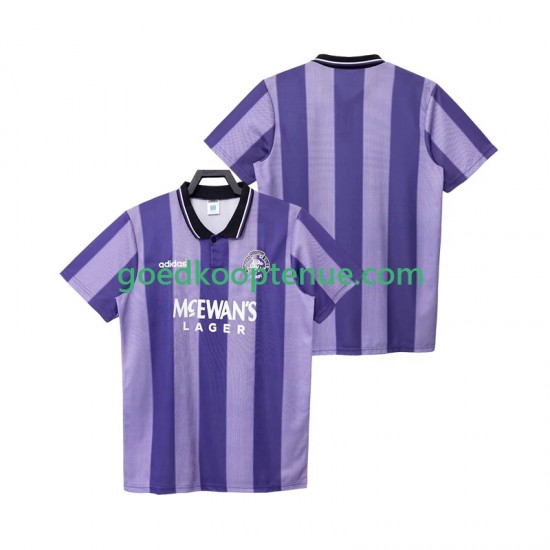 3de Retro Tenue van Rangers 1993 Heren 1994 Korte Mouw