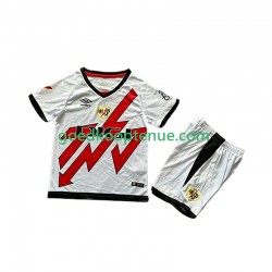 Uit Tenue van Rayo Vallecano Kind 2-13 jaar 2024-25 Korte Mouw