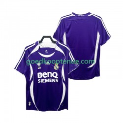 Uit Retro Tenue van Real Madrid 2007 Heren 2006 Korte Mouw