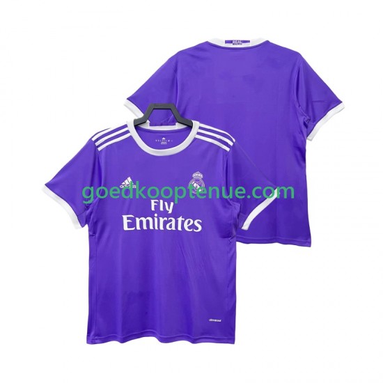 Uit Retro Tenue van Real Madrid 2016 2017 Heren Korte Mouw