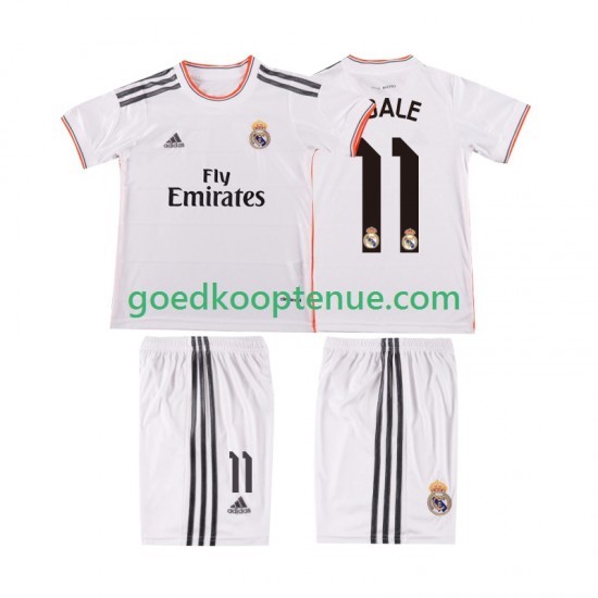 Thuis Retro Tenue van Real Madrid BALE 11 2013 2014 Kind 2-13 jaar Korte Mouw