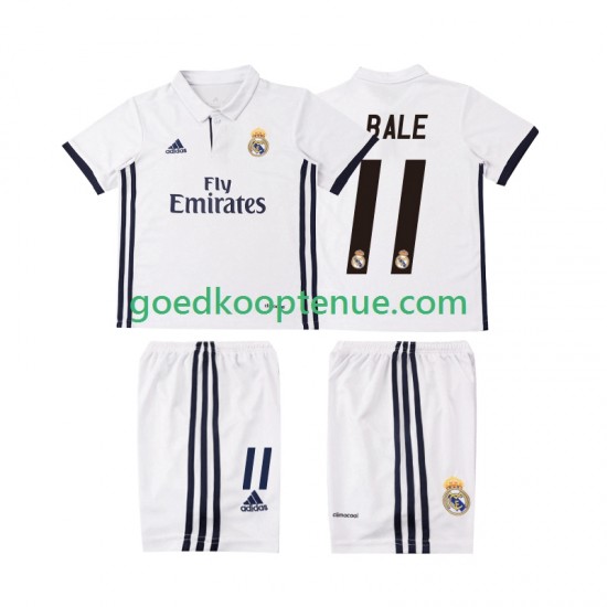 Thuis Retro Tenue van Real Madrid BALE 11 2016 2017 Kind 2-13 jaar Korte Mouw