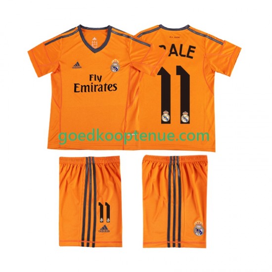 3de Retro Tenue van Real Madrid BALE 11 2013 2014 Kind 2-13 jaar Korte Mouw