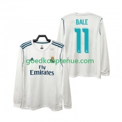 Thuis Retro Tenue van Real Madrid BALE 11 2017 2018 Heren Lange Mouw