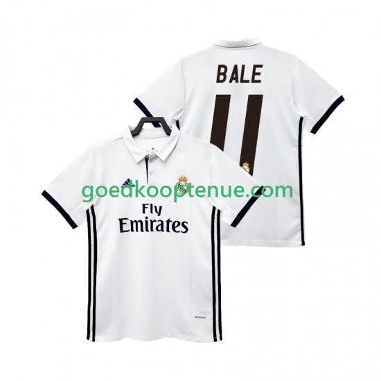 Thuis Retro Tenue van Real Madrid BALE 11 2017 2018 Heren Korte Mouw