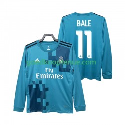 3de Retro Tenue van Real Madrid BALE 11 2017 2018 Heren Lange Mouw
