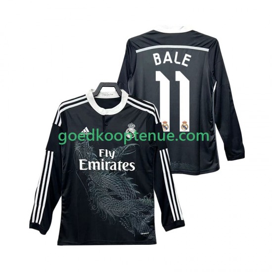 3de Retro Tenue van Real Madrid BALE 11 2014 2015 Heren Lange Mouw
