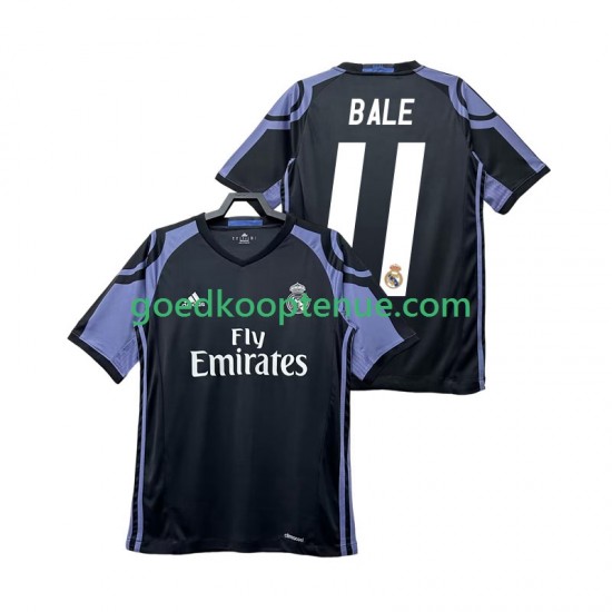 3de Retro Tenue van Real Madrid Bale 11 2016 2017 Heren Korte Mouw