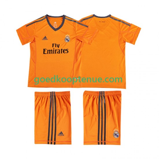 3de Retro Tenue van Real Madrid 2013 2014 Kind 2-13 jaar Korte Mouw