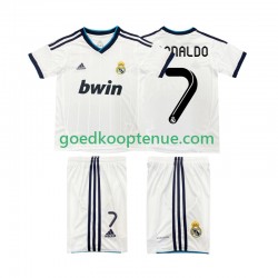 Thuis Retro Tenue van Real Madrid Cristiano Ronaldo 7 2012 2013 Kind 2-13 jaar Korte Mouw