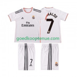 Thuis Retro Tenue van Real Madrid Cristiano Ronaldo 7 2013 2014 Kind 2-13 jaar Korte Mouw