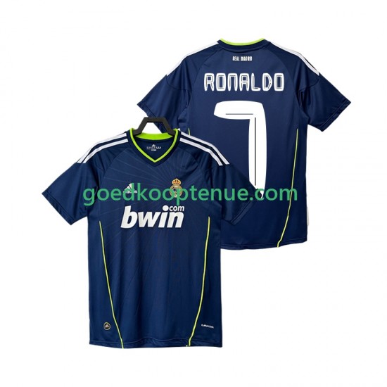 Uit Retro Tenue van Real Madrid Cristiano Ronaldo 7 Heren 2011 2010 Korte Mouw