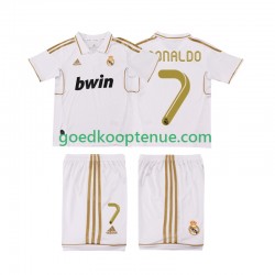 Thuis Retro Tenue van Real Madrid Cristiano Ronaldo 7 2012 Kind 2-13 jaar 2011 Korte Mouw
