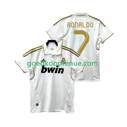 Thuis Retro Tenue van Real Madrid Cristiano Ronaldo 7 2012 Heren 2011 Korte Mouw