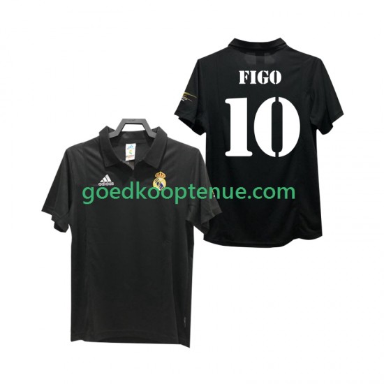 Uit Retro Tenue van Real Madrid FIGO 10 2003 Heren 2002 Korte Mouw