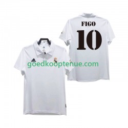 Thuis Retro Tenue van Real Madrid FIGO 10 2003 Heren 2002 Korte Mouw
