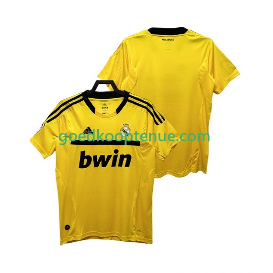Thuis Retro Tenue van Real Madrid Keepersshirt 2012 Heren 2011 Korte Mouw
