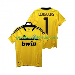 Thuis Retro Tenue van Real Madrid Keepersshirt I.CASILLAS 1 2012 Heren 2011 Korte Mouw