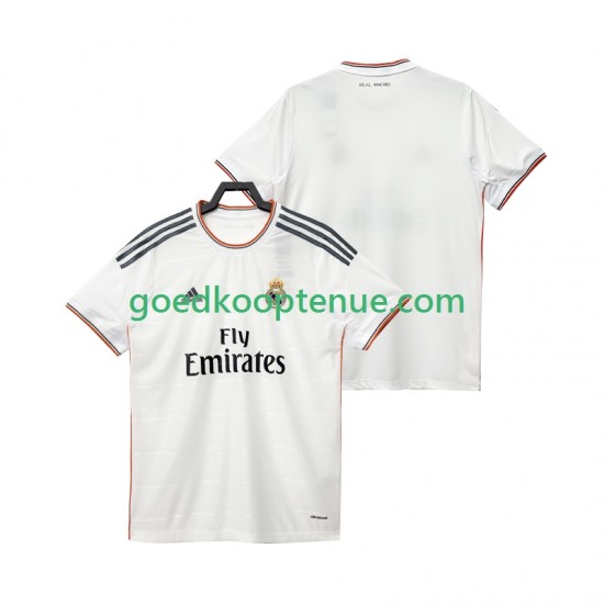 Thuis Retro Tenue van Real Madrid 2013 2014 Heren Korte Mouw