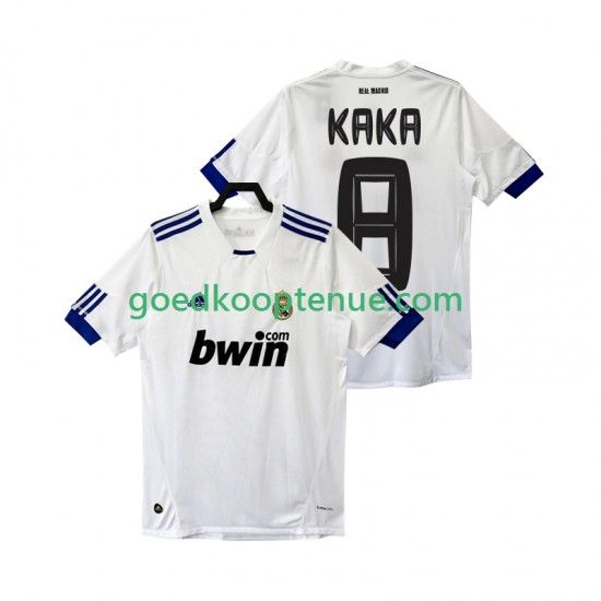 Thuis Retro Tenue van Real Madrid KAKA 8 Heren 2011 2010 Korte Mouw