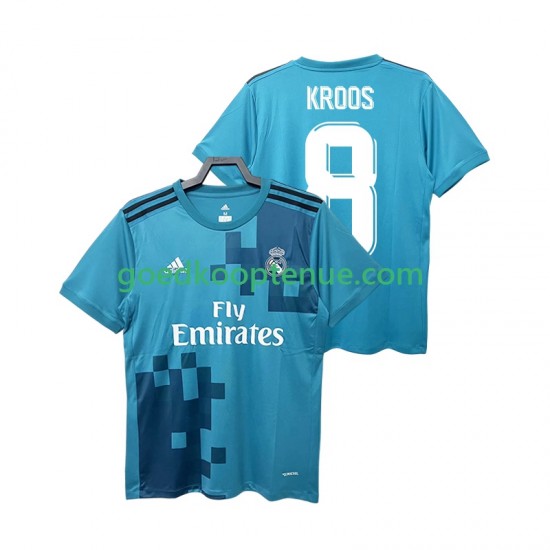 3de Retro Tenue van Real Madrid KROOS 8 2017 2018 Heren Korte Mouw