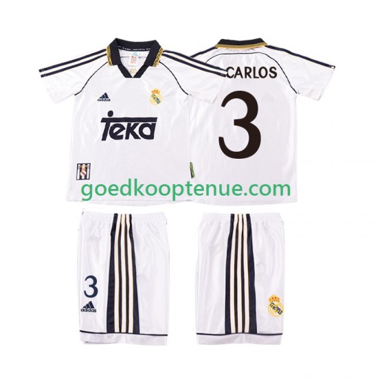 Thuis Retro Tenue van Real Madrid R CARLOS 3 2000 Kind 2-13 jaar 1998 Korte Mouw Thuis Retro Tenue van Real Madrid R CARLOS 3 2000 Kind 2-13 jaar 1998 Korte Mouw