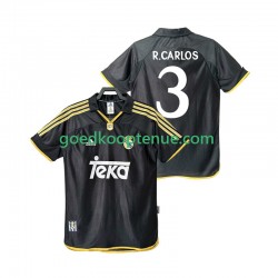 Uit Retro Tenue van Real Madrid R.CARLOS 3 2001 Heren 1999 Korte Mouw