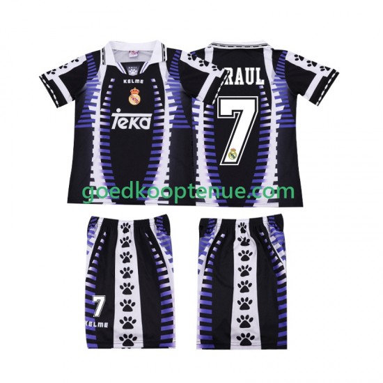3de Retro Tenue van Real Madrid RAUL 7 1997 Kind 2-13 jaar 1998 Korte Mouw 3de Retro Tenue van Real Madrid RAUL 7 1997 Kind 2-13 jaar 1998 Korte Mouw