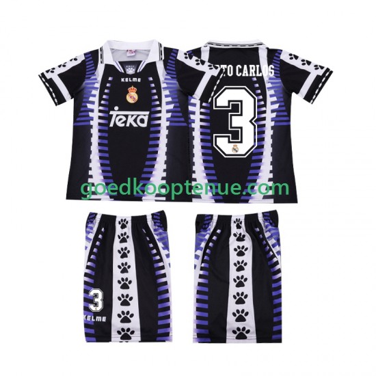 3de Retro Tenue van Real Madrid ROBERTO CARLOS 3 1997 Kind 2-13 jaar 1998 Korte Mouw 3de Retro Tenue van Real Madrid ROBERTO CARLOS 3 1997 Kind 2-13 jaar 1998 Korte Mouw