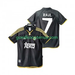 Uit Retro Tenue van Real Madrid Raul 7 2001 Heren 1999 Korte Mouw
