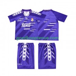 Uit Retro Tenue van Real Madrid 1996 Kind 2-13 jaar 1994 Korte Mouw