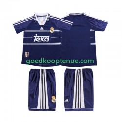 Uit Retro Tenue van Real Madrid Kind 2-13 jaar 1998 1999 Korte Mouw