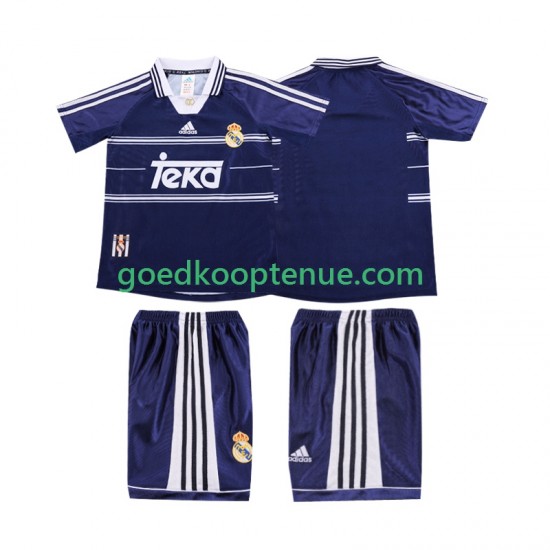 Uit Retro Tenue van Real Madrid Kind 2-13 jaar 1998 1999 Korte Mouw Uit Retro Tenue van Real Madrid Kind 2-13 jaar 1998 1999 Korte Mouw