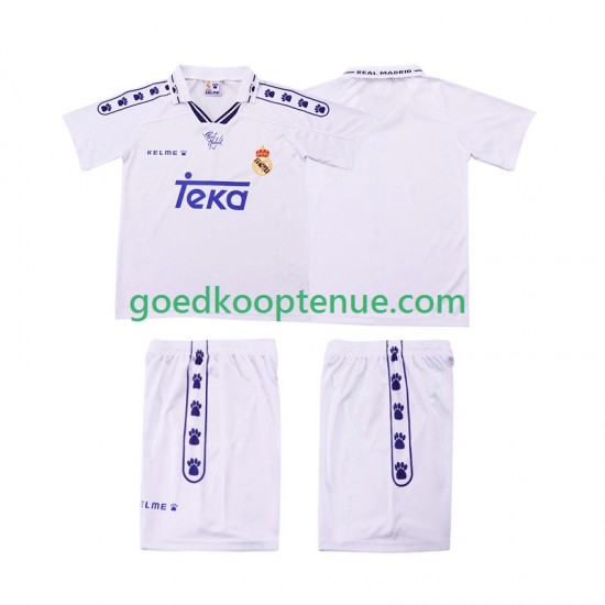 Thuis Retro Tenue van Real Madrid 1996 Kind 2-13 jaar 1994 Korte Mouw