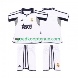 Thuis Retro Tenue van Real Madrid 2001 Kind 2-13 jaar 2002 Korte Mouw