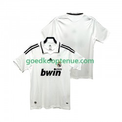 Thuis Retro Tenue van Real Madrid 2009 Heren 2008 Korte Mouw