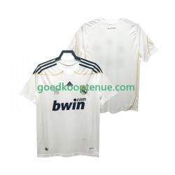 Thuis Retro Tenue van Real Madrid 2009 Heren 2010 Korte Mouw