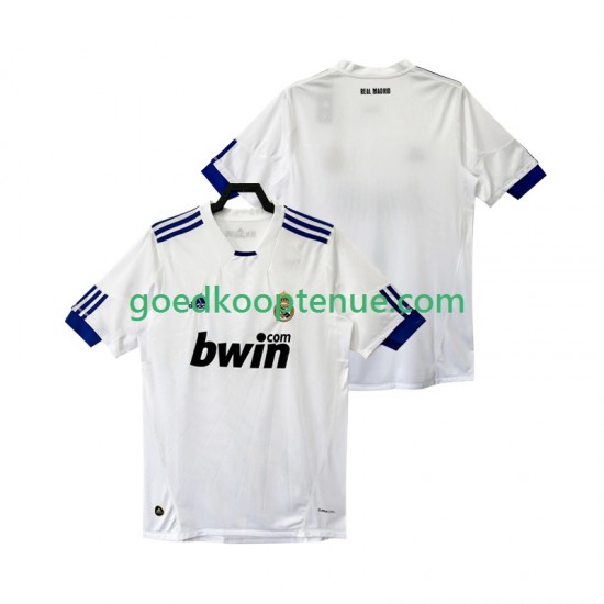Thuis Retro Tenue van Real Madrid Heren 2011 2010 Korte Mouw